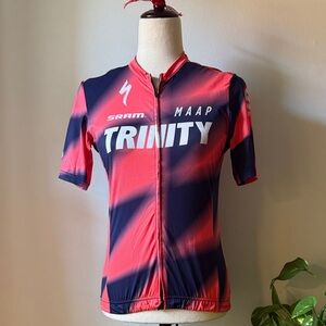 Trinity Cycling Jersey in Red and Blue